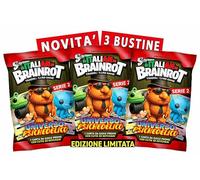 Skifidol 3 sachets cartes holographiques+ personnages 3D à collectionner | Série Italian Brainrot Univers Psychédélique | 3 sachets aléatoires | personnages aléatoires | Deuxième série Nouveautés !!!