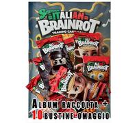 SKIFIDOL Italian BRAINROT Album exclusif + 10 sachets scellés de 7 cartes cadauna - Trading Card Game Collection 2024