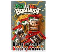 SKIFIDOL Italian BRAINROT Album exclusif + 5 sachets scellés - Trading Card Game Collection 2024