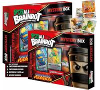 Skifidol Italian Brainrot Mystery Box Univers Psychédélique, Trading Card Game, Edition Limitée avec 4 Cartes Promo Rare, 2 Polygons et 42 Cartes Alpha