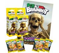 Skifidol Italian Brainrot Trading Card Game, Série Beta, 2 boîtes de 3 pochettes (42 cartes) + album de scrapbooking, hallucination cosmique