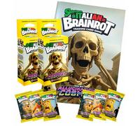 Skifidol Italian Brainrot Trading Card Game, série bêta, 2 boîtes de 3 sachets (42 figures) + Album Classeur, Hallucination cosmique