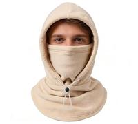 SkIi Mask1 - Flanelle | Capuche en coupe-vent | Cache-cou | Cache-cou isolé pour sports de plein air, ski, snowboard, cyclisme et utilisation quotidienne par temps froid