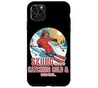 Skiing The Art of Catching a Cold and Going Broke Coque pour iPhone 11 Pro Max