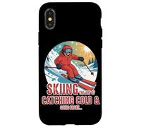 Skiing The Art of Catching a Cold and Going Broke Coque pour iPhone X/XS