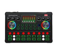 Skiitches Carte son M3 RGB LED sans compatible Bluetooth - Carte son externe - Réduction du bruit - Pour streaming en direct et enregistrement de chant