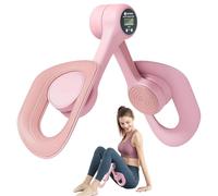 SKIKHN Hip Trainer Exerciseur, Entraîneur de Muscle Pelvien, Appareil D'entraînement du Plancher Pelvien, EntraîNeur de Cuisse avec Rotation à 360°, pour Muscles du Plancher Pelvien, Fessiers (Rose)