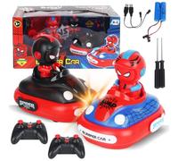SKIKHN Lot de 2 voitures télécommandées Rc Speed Bumper - Jouets pour deux mutuelles - Voitures jouets avec télécommande - Mini véhicules éjecteurs télécommandés (motif)