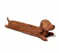 SKIKHN Teckel Peluche Long Coussin,50CM Peluches Longue de Teckel,Marron Chien Corps Coussins,Long Coussins Peluches pour canapé,Maison Canapé Coussin Décor,Cadeau d'anniversaire Noël Marron