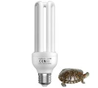 SKIKHN UVB 5.0 Lampe, 23W E27 Lampe Fluorescente Compacte 5.0 UVB Ampoule, Ampoule Compacte Fluorescente pour Oiseaux, pour Perroquets et Reptiles