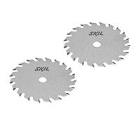 Skil 2610Z07905 Lot de 2 lames de scie circulaire en métal dur Ø 85 mm pour scie circulaire à main Gris Ø 10 mm