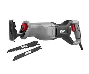 SKIL 4920 AA Scie sabre (850 W, pour travaux de démolition, sciage de branches + arbustes, 2,1 kg, profondeur de coupe de 150 mm) F0154920AA