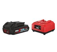 SKIL BC1E3110AA Batterie avec Chargeur 3110 AA (Batterie d'outils 2,5 Ah, 18 V, indicateur de Charge LED, avec Chargeur de Batterie, Temps de Charge 1,25 Heures)