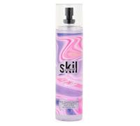 SKIL - Brume Parfumée Femme Pailletée Sweet Temptation - Collection Summer Crush - Parfum Coco Vanille - Flacon Vaporisateur 250 ml