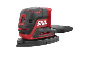SKIL Ponceuse Multi 20V Compact Brushless 3720CD avec 24 feuilles abrasives et 3 accessoires de ponçage (sans batterie)