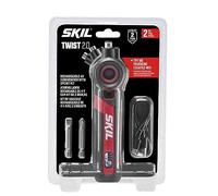 SKIL Twist 2.0 Tournevis rechargeable 4 V avec tête pivotante, réglage du couple, câble de charge USB-C et lot de 2 embouts SD5619-01