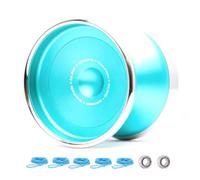 Skill Addicts Pro Yoyo - Yo-Yo Professionnel en Métal, Figures Avancées | Yoyo unresponsive moderne avec cordes et roulement premium de rechange pour rotations extra longues. App SkillAddicts Yoyo