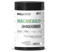 SKILL Nutrition Bisglycinate de Magnésium | 375mg | Haute Biodisponibilité | Forme Chélatée sans Oxyde | Soutien Muscles, Système Nerveux & Anti-Fatigue | 60 Gélules
