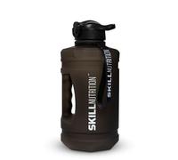 SKILL Nutrition Bouteille, noire - 2200 ml | Bouteille de 2200 ml | Grande capacité avec poignée | Étanche, sans BPA | Parfaite pour la salle de sport, le fitness et l'entraînement d'endurance