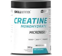 SKILL Nutrition Creatine - 300g | Créatine Monohydrate Micronisée pour une Meilleure Absorption et Performance | Soutient la Force, la Croissance Musculaire et la Récupération