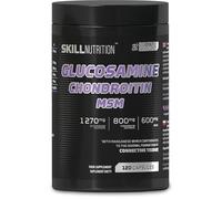 SKILL Nutrition Glucosamine Chondroïtine MSM | 120 gélules | Formule pour le soutien articulaire avec MSM, glucosamine et chondroïtine + manganèse | Soutient les tissus conjonctifs et la santé des os