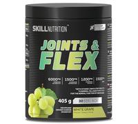 SKILL Nutrition Joints & Flex Grape | Peptides de Collagène, Glucosamine, Chondroïtine et MSM | Soutien Articulations et Cartilages avec Vitamine C | 405g Poudre | 30 Portions