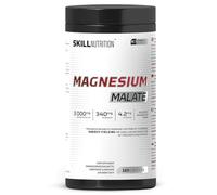 SKILL Nutrition Malate de Magnésium + Vitamine B6 P-5-P | 340mg Magnésium (3000mg Malate) | Haute Absorption sans Oxyde | Soutien Énergie & Muscles | Cure 1 Mois | 120 Gélules