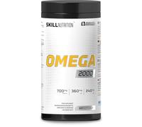 SKILL Nutrition Omega 2000-120 gélules | 2000 mg d'huile de poisson oméga-3 | 800 mg d'EPA + 400 mg de DHA par portion | Ultra-pure | Sans arrière-goût de poisson | Favorise la santé cardiaque
