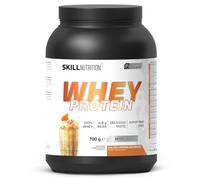 SKILL Nutrition Whey Protein | Protéine de Lactosérum | 23g Protéines par Portion | Haute Solubilité & Profil Riche en Acides Aminés | 700g | Saveur Milkshake Caramel Salé