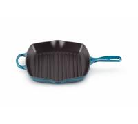 Skillet Gril en fonte émaillée Carré 26 cm Deep Teal
