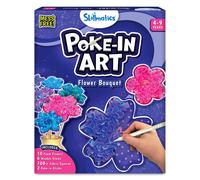 Skillmatics Art & Craft Activity - Poke-in Art Flower Bouquet Mess Sree Sweat Art for Kids Kits Craft Kits DIY Activity Cadeaux pour filles et ga