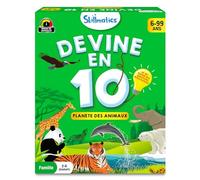Skillmatics Jeu de Cartes Devine en 10 Planète des Animaux, Cadeau pour 6 Ans et Plus, Un Jeu très Amusant à Jouer en Famille ou en Voyage