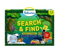 Skillmatics Jeu ducatif Rechercher et trouver des animaux Activits d'apprentissage prscolaire rutilisables, parfaites pour les tout-petits