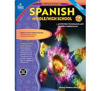 Skills for Success Spanish Workbook Grades 6-12 , Middle School and High School Vocabulary Building, Grammar Practice for Homeschool or Classroom (128 pgs)