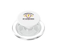 Skills Teamwork Quote Communication is My Superpower PopSockets PopGrip pour MagSafe