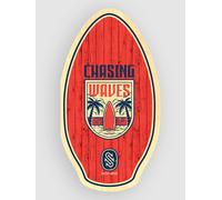 Skim One Wood Chasing Waves 90 X 51 Bodyboard rouge Uni