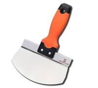 Skimflex 165 mm & 200 mm Flexible, Rigide, Galvanisé et Courbé Spatule Spatule avec Poignée en liège ou en caoutchouc - Style poêle et grattoir pour le rendu et le plâtre