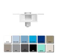 Skimmer Aquareva Miroir grande meurtrière + rallonge - piscine béton/liner - Sable