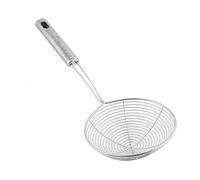 Skimmer de cuisine multifonction en métal, passoire à araignée, portable, pour cuire, rôtir, filtre, skimmer en fil d'acier inoxydable, écumoir pour rôtir, skimmer portable