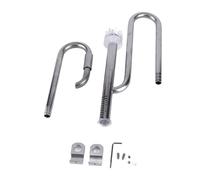 Skimmer de surface en acier inoxydable pour aquarium - Kit de tuyau d'alimentation et de drainage - Kit de tuyau de vidange et de vidange (12 films de retrait d'huile)
