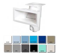 Skimmer grande meurtrière Aquareva + rallonge - piscine béton/liner - Gris anthracite