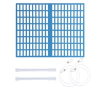 Skimmer Guard, Pool Leaf Net, Floating Debris Filter, Outdoor Pond Cleaner, 16.5x13in Mesh Kit for Inground Pool Leaves Branches Family Garden Garbage Bags, 16.54x12.99x0.39 inches