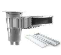 Skimmer miroir grande meurtrière - Gris clair de Hayward