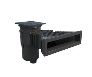 Skimmer miroir norm xxl prestige gm vis parker gris anthracite béton/liner