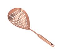 Skimmer Slotted cuillère, en acier inoxydable Skimmer Lawle Slotted Spoon Food Aliments Awards Long Handle Pandinchette pour la cuisine (Or rose)