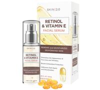 Skin 2.0 Retinol & Vitamin E Face Serum - 1,69 fl. Oz sans cruaut r duit les cicatrices d'acn rides