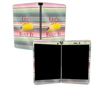 Skin brillant des paillettes brillantes de Mighlyskins pour Microsoft Surface Duo - Permet de taco faire | Finition de paillettes de brillance