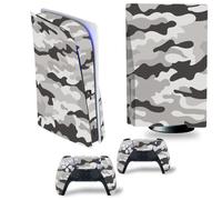 Skin camouflage tactique compatible avec la version PS5 Disc de la manette avec caractéristiques antidérapantes et design moderne autocollant de protection en vinyle camouflage-0359