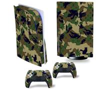 Skin camouflage tactique compatible avec la version PS5 Disc de la manette avec caractéristiques antidérapantes et design moderne autocollant de protection en vinyle camouflage-0486