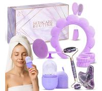 Skin care, Skincare kit, coffret soin visage femme, coffret cadeau femme anniversaire, idee cadeau femme, guasha pour visage, routine skincare visage, skincare coréenne, produit de beauté, KS LUX